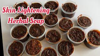 Step by Step method on Skin Lightening Herbal Soap at home