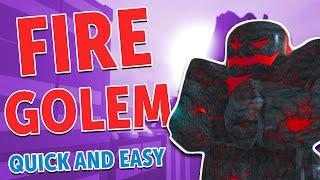 HOW TO GET FIRE GOLEM SKIN IN ARSENAL!!!