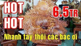 ĐỒ GỖ MỸ NGHỆ VIP - Cá Đĩa Sụn Hương nguyên khối giá mềm, NGHỆ NHÂN đục kỹ