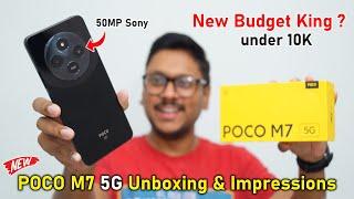 Fastest 5G Phone under 10K..? Poco M7 5G Unboxing & Quick Review