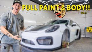 The Wrecked Porsche Cayman Street Cup is PAINTED! Ep.7