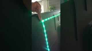 TV LED strip install