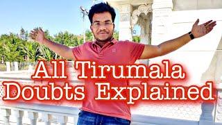 Tirumala Tirupathi Doubts Clarified || Tirumala Tirupathi Devasthanams || ttdsevaonline | Jsr Zoomin