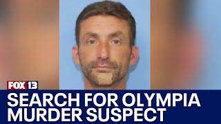 Search for murder suspect in Olympia | FOX 13 Seattle