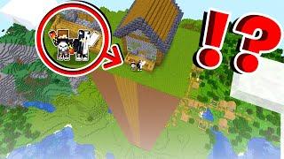 Climbing THE SECRET TOWER HOUSE Minecraft...