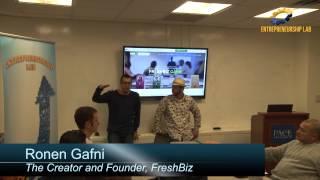 Founders of FreshBiz, an Israeli Startup, speak to the Veterans Entrepreneurship Boot Camp