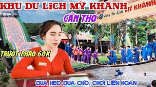 Trải Nghiệm TRƯỢT THẢM CẦU VỒNG SIÊU CAO Tại LÀNG DU LỊCH MỸ KHÁNH, CẦN THƠ với 60K - QUÁ ĐÔNG |KPVL