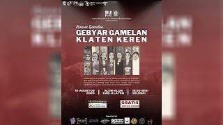 Live Konser Gamelan di Alun2 Kabupaten Klaten. "Gebyar Gamelan Klaten Keren"