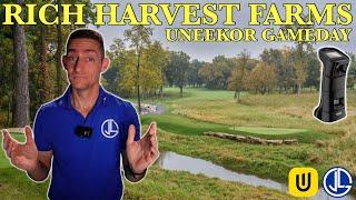 Playing 9 holes at Rich Harvest Farm Golf with the UNEEKOR GAMEDAY Software