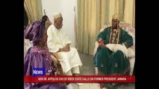 HRH DR APPOLUS CHU COURTESY VISIT TO FMR PRESIDENT HE JAWARA AND THE PARAMOUNT CHIEFS IN THE GAMBIA