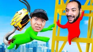 لعبت جانج بيستس اكثر لعبة مضحكة في العالم مع سحس الفار | Gang Beasts