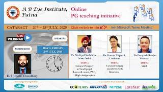 Cataract, Day 5, Online PG Teaching Initiative