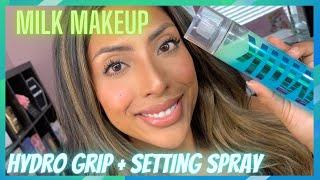 Milk Makeup Hydro Grip Setting Spray 1st Impression & Wear Test