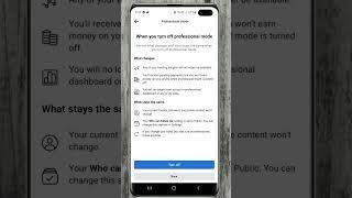 How to Turn off Professional Mode on Facebook and what will happen after.
