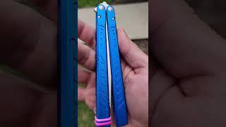 BEST CHEAP Butterfly Knife.  TheOne Falcon Balisong #shorts review. $40