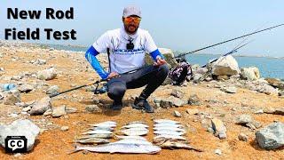 Ecooda Rod and Mizuchi Slow Jig did the job  | Shore Game with NEW PRODIGAL III rod | Fishing UAE