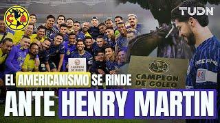 ¡CAMPEÓN DE GOLEO! ⭐️ Así fue reconocido Henry Martin en el Azteca | TUDN