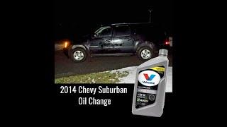2014 Chevy Suburban Oil Change + Oil Life Reset