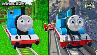 MINECRAFT THOMAS THE TANK ENGINE VS GTA 5 THOMAS THE TANK ENGINE - WHO IS THE BEST?