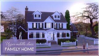 АМЕРИКАНСКИЙ СЕМЕЙНЫЙ ДОМ │Строительство│American Family Home│SpeedBuild│[The Sims 4] | NO CC