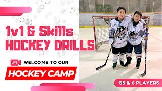 Amazing 1v1 & Hockey Skills Drills for Advanced Kids