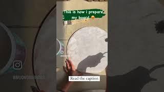 Prep your MDF board by primer at start. Use a brush and then a roller to provide textured surface