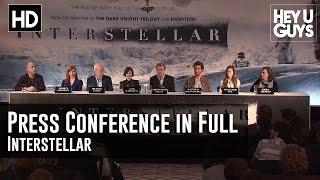 Interstellar Press Conference in Full - Christopher Nolan, Matthew McConaghey, Anne Hathaway