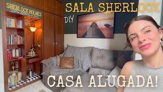 DIY Sala Sherlock Holmes - em casa alugada! ( tudo reversível =) gastando pouco