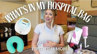 WHAT’S IN MY HOSPITAL BAG | what I’m packing for labor, delivery and for baby as a first time mom!