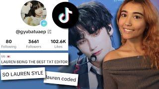 starting a TXT editing account on TikTok for ONE WEEK!