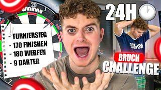 DIE HÄRTESTE DARTS CHALLENGE MEINES LEBENS! (TEIL 1)  24 STUNDEN BRUCH CHALLENGE!