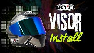 KYT Helmet Visor Install