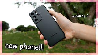 i bought a new phone!! (vlog + unboxing!!)