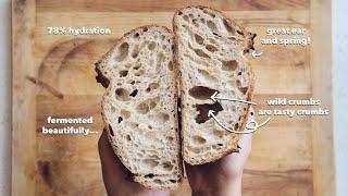 How We Make High Hydration Sourdough Bread at Home | More Method Than Recipe | Tasting & Crunch Test