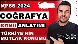 1) KPSS 2024 I Türkiye'nin Coğrafi Konumu I Enes Hoca #kpsscoğrafya #kpss2024
