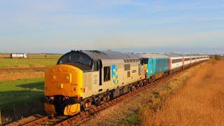 37901 heads away from Great Yarmouth with Eastern Rail Services mk3s