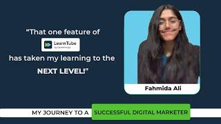 How LearnTube Digital Marketing Course Transformed My Career | Digital Marketing | LearnTube Reviews