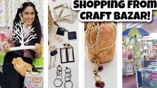 Mini Vlog 50 - Shopping from Craft Bazaar! | Earrings, Bags... | Riya's Amazing World