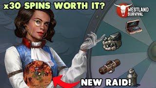 30 Spins On The Wheel Of Fortune! Is It Worth It? Raiding Litch! - Westland Survival Gameplay