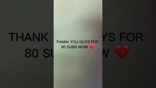 TYSM GUYSS Tryin t beat @NiGhTcOrD-0  #fyp #celebration ﷻ  #allthankstoyall #80SUBS #NikuKai