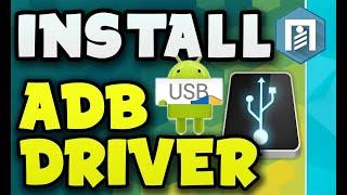 How to install the ADB driver