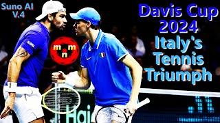  Victory in the Davis Cup 2024: Third Italy's Tennis Triumph - AI Song (5:10) crafted using Suno AI