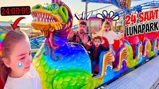 KUZEY ELİF 24 SAAT LUNAPARK VLOG !! ELİF AĞLADI KORKUDAN !! #24saat دي دي ميدو - لولو | قناة وناسة