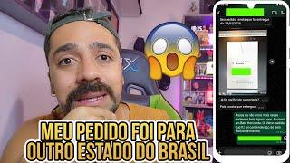 O PRODUTO QUE COMPREI FOI PARAR EM OUTRO ESTADO  ( ERRO DE ATUALIZAÇÃO DE ENDEREÇO )