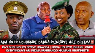 I BURUNDI KO BITEYE UBWOBAUMVA UBURYO IGIHUGU CNDD IGISHYINGUYE ARI KIZIMA KUGIRA IGUME UBUTEGETSI
