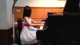 Amelia Qu (7) - 2014 Suzuki Piano Book II graduation Recital, part 3.