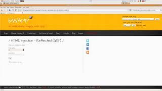 1 - bWAPP Tutorials - HTML Injection - ReflectedGET