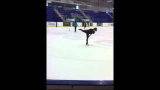 Ice skating, camel spin and mess about.