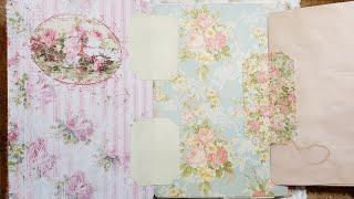 For sale (SOLD): Shabby Pink - hinged journal (unembelished)