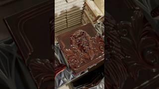 Stove Tile With Lions